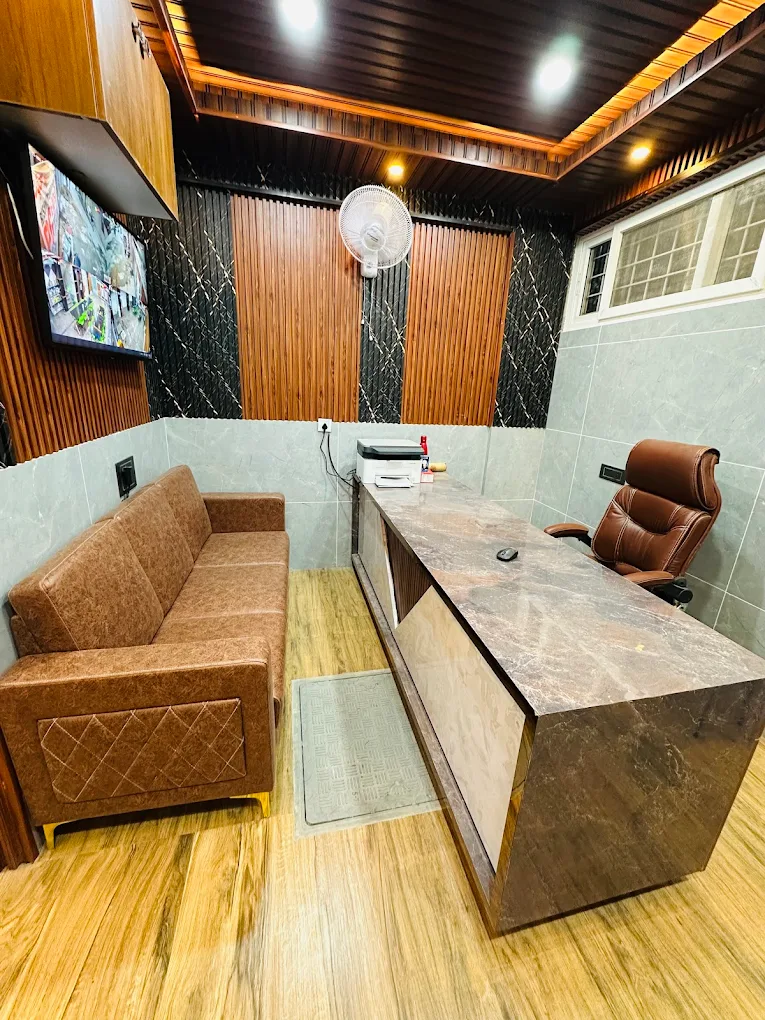 Elegant reception lounge